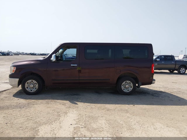 2013 Nissan Nv Passenger Nv3500 Hd Sl V8 მანქანა იყიდება აუქციონზე, vin: 5BZAF0AA3DN201281, აუქციონის ნომერი: 45799280