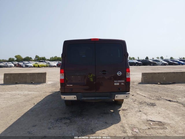 2013 Nissan Nv Passenger Nv3500 Hd Sl V8 მანქანა იყიდება აუქციონზე, vin: 5BZAF0AA3DN201281, აუქციონის ნომერი: 45799280