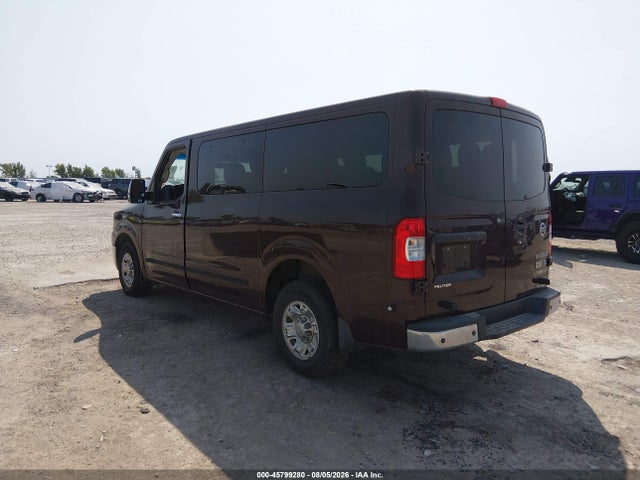 2013 Nissan Nv Passenger Nv3500 Hd Sl V8 მანქანა იყიდება აუქციონზე, vin: 5BZAF0AA3DN201281, აუქციონის ნომერი: 45799280