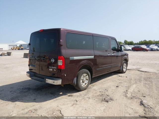 2013 Nissan Nv Passenger Nv3500 Hd Sl V8 მანქანა იყიდება აუქციონზე, vin: 5BZAF0AA3DN201281, აუქციონის ნომერი: 45799280