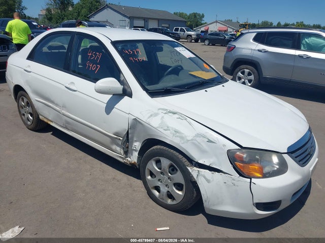 2009 Kia Spectra Ex მანქანა იყიდება აუქციონზე, vin: KNAFE221X95599693, აუქციონის ნომერი: 45799407