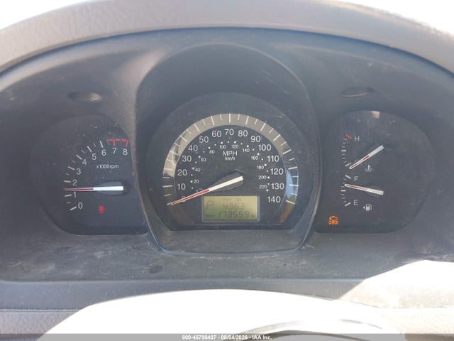 2009 Kia Spectra Ex მანქანა იყიდება აუქციონზე, vin: KNAFE221X95599693, აუქციონის ნომერი: 45799407