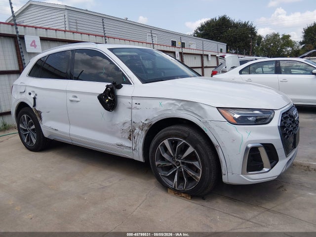 2022 Audi Q5 Premium Plus 45 Tfsi S Line Quattro S Tronic მანქანა იყიდება აუქციონზე, vin: WA1EAAFY9N2093287, აუქციონის ნომერი: 45799531