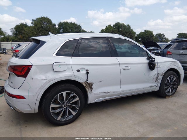 2022 Audi Q5 Premium Plus 45 Tfsi S Line Quattro S Tronic მანქანა იყიდება აუქციონზე, vin: WA1EAAFY9N2093287, აუქციონის ნომერი: 45799531