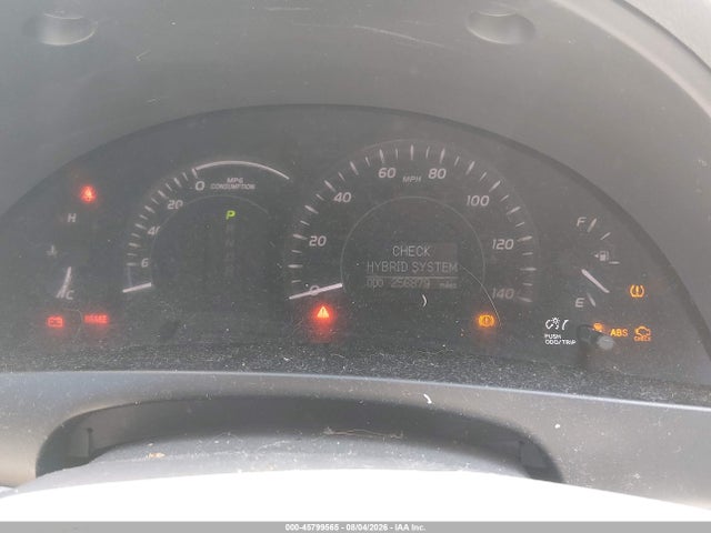 2009 Toyota Camry Hybrid მანქანა იყიდება აუქციონზე, vin: 4T1BB46K59U098673, აუქციონის ნომერი: 45799565