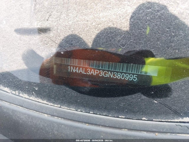 Aukcja sprzedaży 2016 Nissan Altima 2.5 S, vin: 1N4AL3AP3GN380995, numer aukcji: 45799596