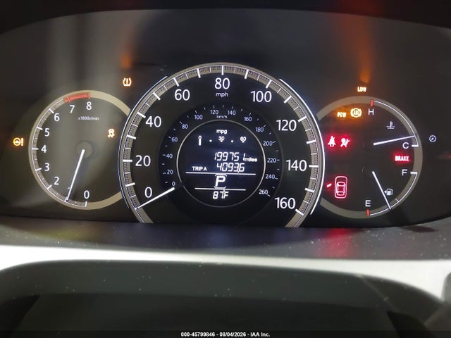 2015 Honda Accord Ex-l V-6 მანქანა იყიდება აუქციონზე, vin: 1HGCR3F86FA007539, აუქციონის ნომერი: 45799846