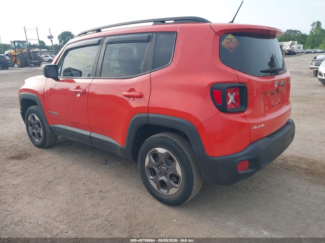 2017 Jeep Renegade Sport მანქანა იყიდება აუქციონზე, vin: ZACCJBABXHPE57510, აუქციონის ნომერი: 45799864