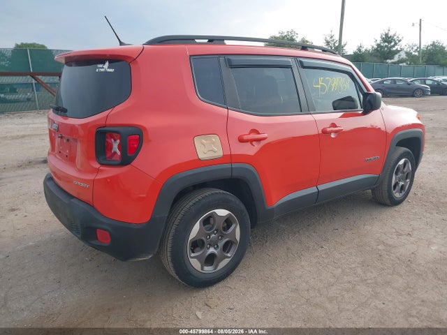 2017 Jeep Renegade Sport მანქანა იყიდება აუქციონზე, vin: ZACCJBABXHPE57510, აუქციონის ნომერი: 45799864