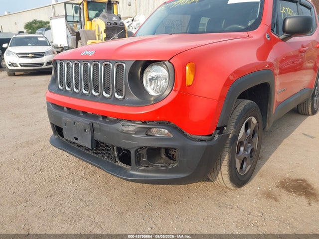 2017 Jeep Renegade Sport მანქანა იყიდება აუქციონზე, vin: ZACCJBABXHPE57510, აუქციონის ნომერი: 45799864