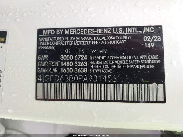 Продаж на аукціоні авто 2023 Mercedes-benz Amg Gle 53 Coupe 4matic, vin: 4JGFD6BB0PA931453, номер лоту: 45799900