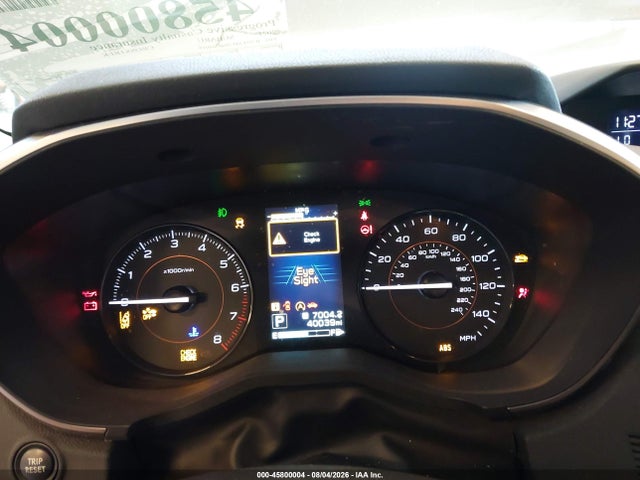 2021 Subaru Crosstrek Premium მანქანა იყიდება აუქციონზე, vin: JF2GTAPC8M8369919, აუქციონის ნომერი: 45800004