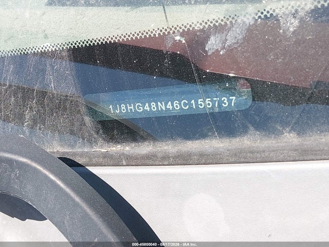 45800040 :رقم المزاد ، 1J8HG48N46C155737 vin ، 2006 Jeep Commander مزاد بيع