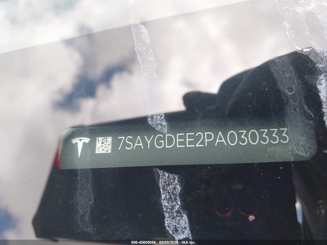 Auction sale of the 2023 Tesla Model Y Awd/long Range Dual Motor All-wheel Drive, vin: 7SAYGDEE2PA030333, lot number: 45800056
