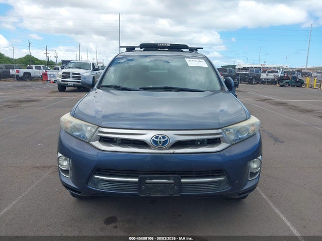 45800106 :رقم المزاد ، JTEBC3EH0D2013207 vin ، 2013 Toyota Highlander Hybrid Base V6 مزاد بيع