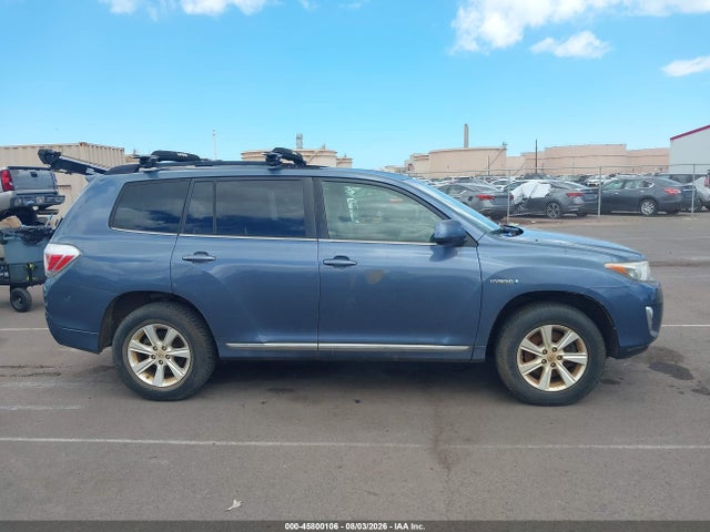 45800106 :رقم المزاد ، JTEBC3EH0D2013207 vin ، 2013 Toyota Highlander Hybrid Base V6 مزاد بيع