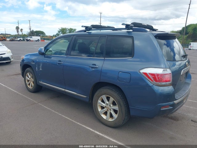 45800106 :رقم المزاد ، JTEBC3EH0D2013207 vin ، 2013 Toyota Highlander Hybrid Base V6 مزاد بيع