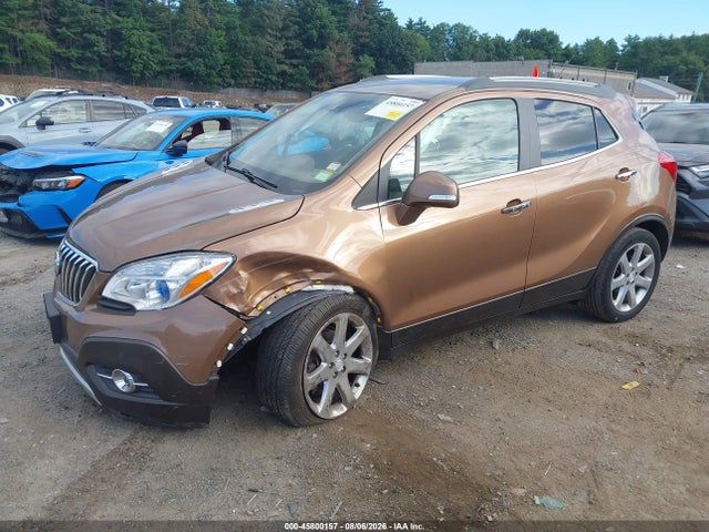 2016 Buick Encore Premium მანქანა იყიდება აუქციონზე, vin: KL4CJDSB7GB550336, აუქციონის ნომერი: 45800157