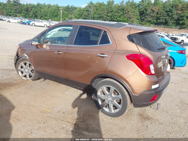 2016 Buick Encore Premium მანქანა იყიდება აუქციონზე, vin: KL4CJDSB7GB550336, აუქციონის ნომერი: 45800157