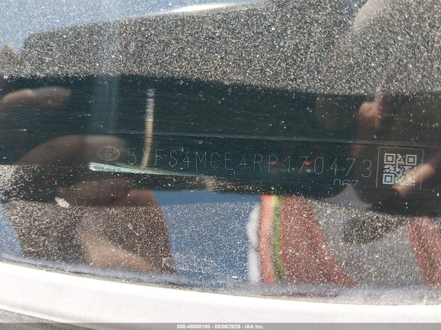 45800160 :رقم المزاد ، 5YFS4MCE4RP170473 vin ، 2024 Toyota Corolla Se مزاد بيع