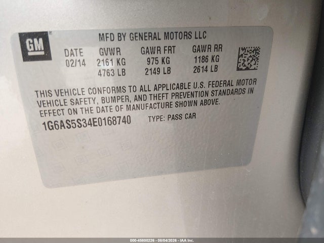 Cadillac Cts Performance 2014 1G6AS5S34E0168740 Image 9