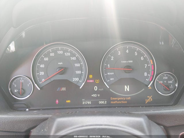 Продажа на аукционе авто 2015 Bmw M4, vin: WBS3U9C58FP967896, номер лота: 45800332