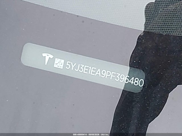 45800414 :رقم المزاد ، 5YJ3E1EA9PF396480 vin ، 2023 Tesla Model 3 Rear-wheel Drive مزاد بيع