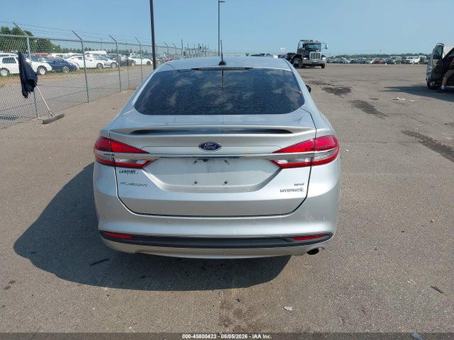 45800423 :رقم المزاد ، 3FA6P0LU2JR166144 vin ، 2018 Ford Fusion Hybrid Se مزاد بيع