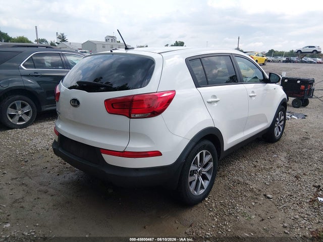 2015 Kia Sportage Lx მანქანა იყიდება აუქციონზე, vin: KNDPBCAC8F7780087, აუქციონის ნომერი: 45800467