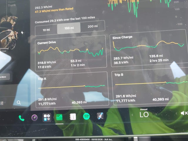 45800488 :رقم المزاد ، 5YJ3E1EB0KF205630 vin ، 2019 Tesla Model 3 Long Range/performance مزاد بيع