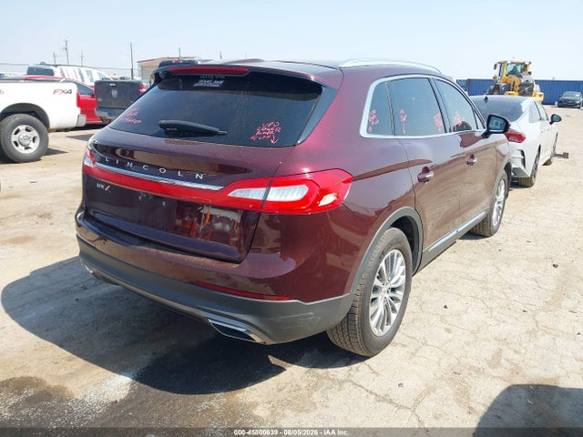 Aukcja sprzedaży 2017 Lincoln Mkx Select, vin: 2LMPJ6KR8HBL13804, numer aukcji: 45800639