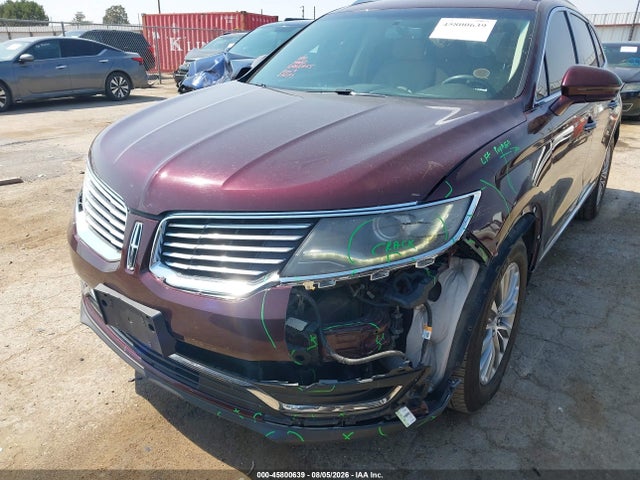 Aukcja sprzedaży 2017 Lincoln Mkx Select, vin: 2LMPJ6KR8HBL13804, numer aukcji: 45800639