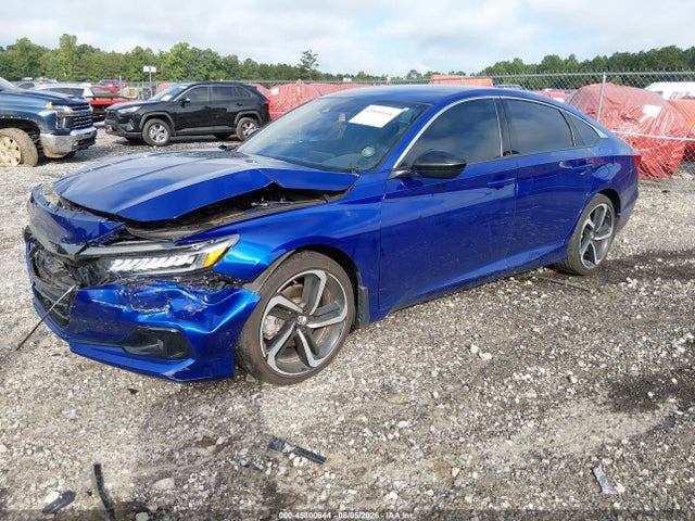 2022 Honda Accord Sport მანქანა იყიდება აუქციონზე, vin: 1HGCV1F34NA081030, აუქციონის ნომერი: 45800644
