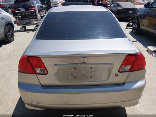 45800654 :رقم المزاد ، 2HGES16555H602129 vin ، 2005 Honda Civic Lx مزاد بيع