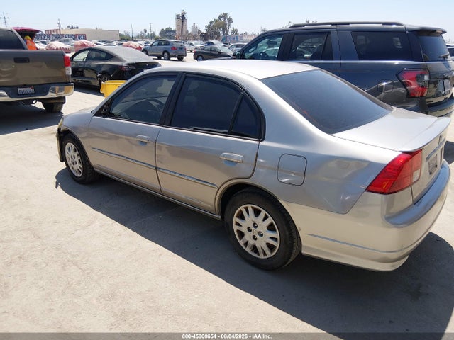 45800654 :رقم المزاد ، 2HGES16555H602129 vin ، 2005 Honda Civic Lx مزاد بيع