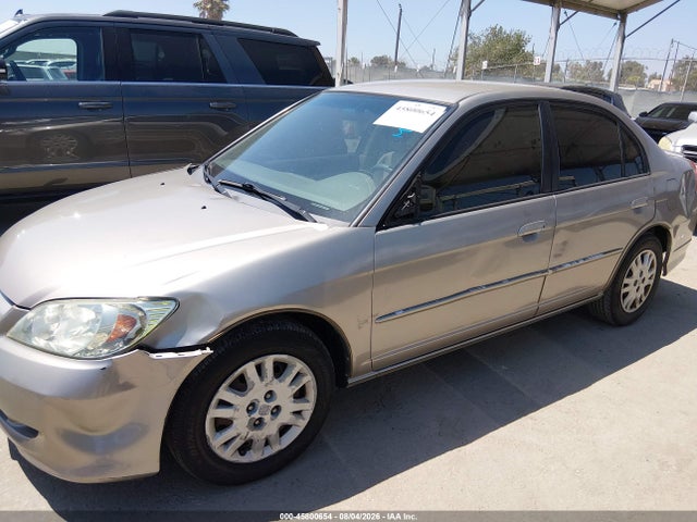45800654 :رقم المزاد ، 2HGES16555H602129 vin ، 2005 Honda Civic Lx مزاد بيع