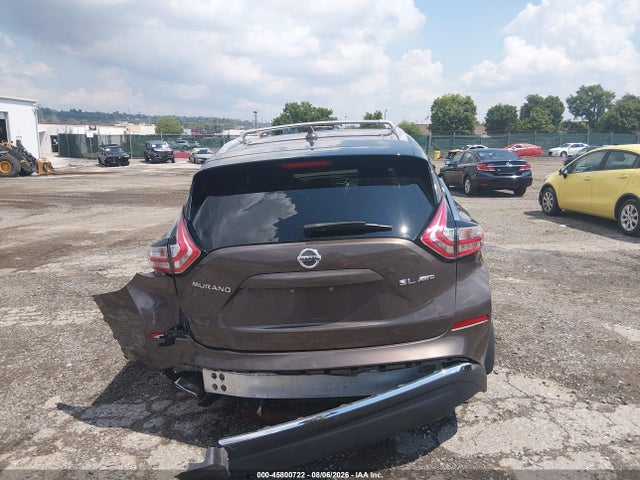 2016 Nissan Murano Sl მანქანა იყიდება აუქციონზე, vin: 5N1AZ2MH1GN144395, აუქციონის ნომერი: 45800722