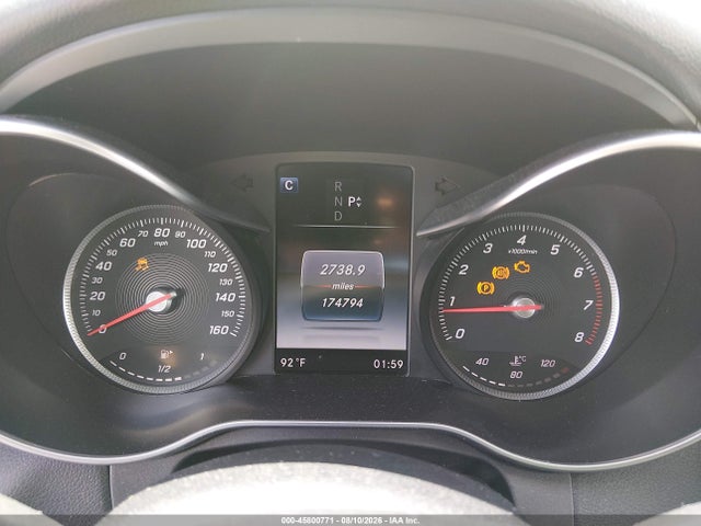 45800771 :رقم المزاد ، 55SWF4JB6GU171779 vin ، 2016 Mercedes-benz C 300 مزاد بيع