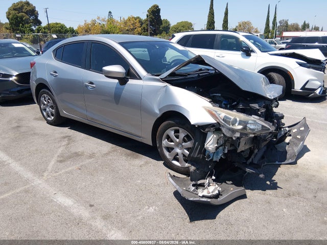 45800937 :رقم المزاد ، JM1BM1T76G1355772 vin ، 2016 Mazda Mazda3 I Sport مزاد بيع