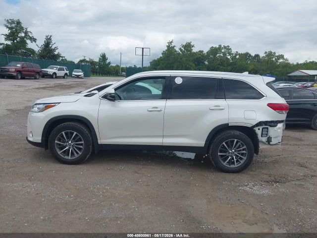 Продажа на аукционе авто 2019 Toyota Highlander Xle, vin: 5TDJZRFH3KS617274, номер лота: 45800961