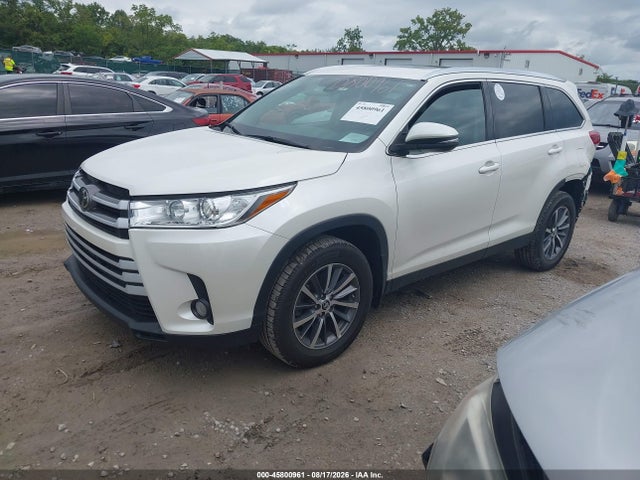 Продажа на аукционе авто 2019 Toyota Highlander Xle, vin: 5TDJZRFH3KS617274, номер лота: 45800961