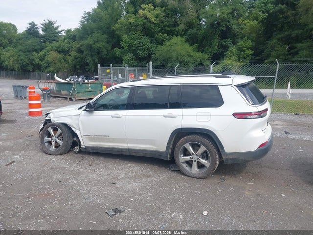 45801014 :رقم المزاد ، 1C4RJKBG8M8144557 vin ، 2021 Jeep Grand Cherokee L Limited 4x4 مزاد بيع