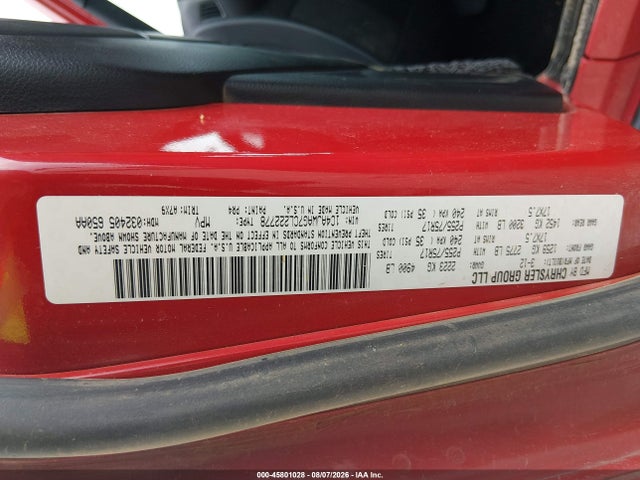 Aukcja sprzedaży 2012 Jeep Wrangler Sport, vin: 1C4AJWAG7CL222778, numer aukcji: 45801028