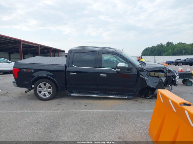 2018 Ford F-150 Lariat მანქანა იყიდება აუქციონზე, vin: 1FTEW1E55JFA58943, აუქციონის ნომერი: 45801053