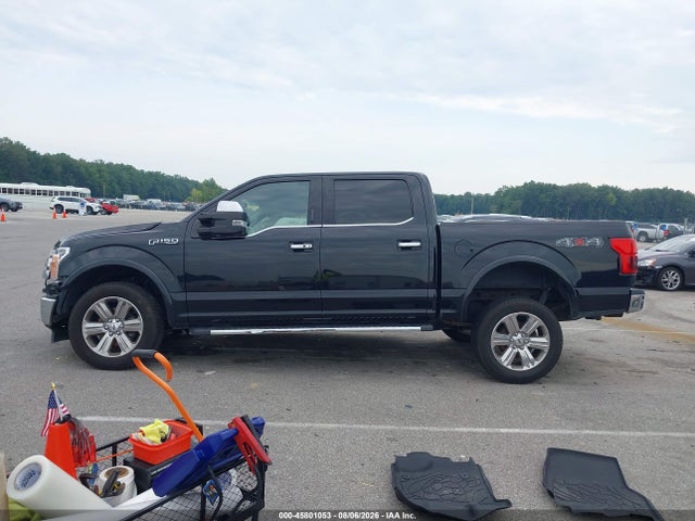 2018 Ford F-150 Lariat მანქანა იყიდება აუქციონზე, vin: 1FTEW1E55JFA58943, აუქციონის ნომერი: 45801053