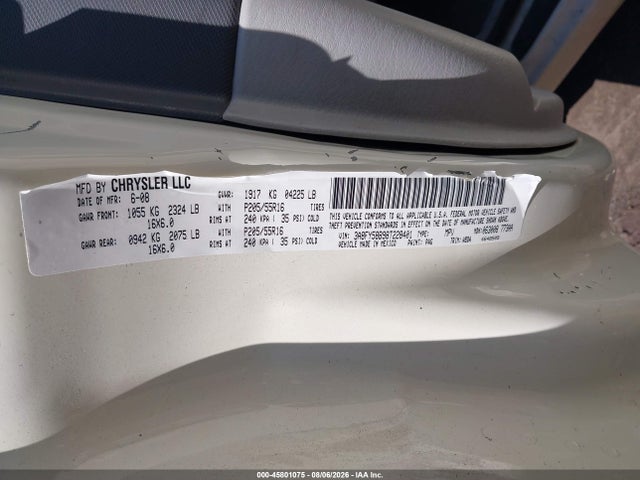 45801075 :رقم المزاد ، 3A8FY58B98T228401 vin ، 2008 Chrysler Pt Cruiser Touring مزاد بيع