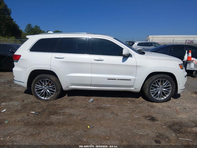 2017 Jeep Grand Cherokee Summit მანქანა იყიდება აუქციონზე, vin: 1C4RJEJGXHC614660, აუქციონის ნომერი: 45801078