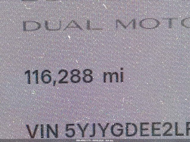 45801175 :رقم المزاد ، 5YJYGDEE2LF014594 vin ، 2020 Tesla Model Y Long Range Dual Motor All-wheel Drive مزاد بيع