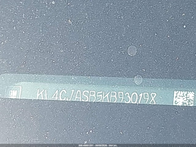 45801201 :رقم المزاد ، KL4CJASB5KB930198 vin ، 2019 Buick Encore Fwd Preferred مزاد بيع