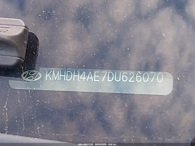 Auction sale of the 2013 Hyundai Elantra Gls, vin: KMHDH4AE7DU626070, lot number: 45801238